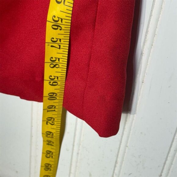 Vintage Sterling by Stone Ferris Red Gown Sz 8 Sequin Trim Open Back Y2K Formal - Picture 6 of 8